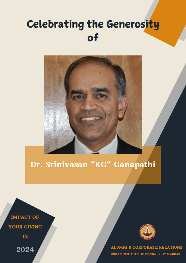 Dr. Srinivasan “KG” Ganapathi